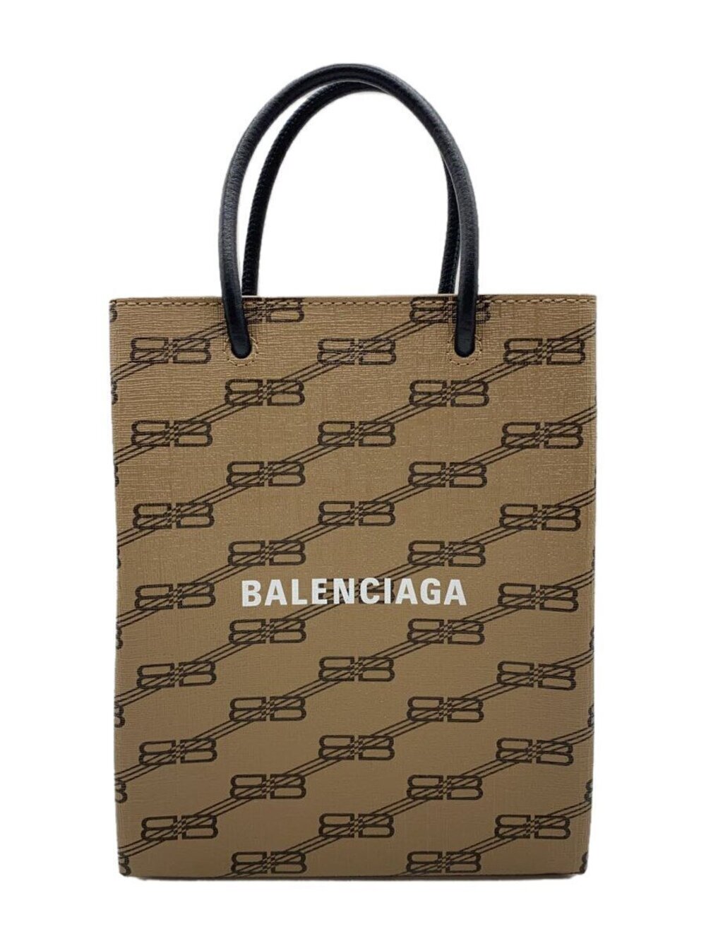 Balenciaga Shoulder Bag Brown All over